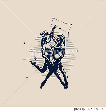 Zodiac sign Gemini. Zodiac sign Gemini. 67148604