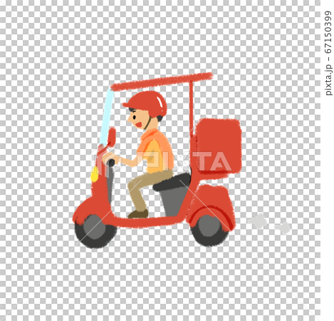 Services provided by restaurants: men riding a delivery bike Services provided by restaurants: men riding a delivery bike 67150399