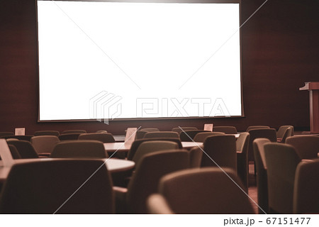 Interior of a modern company meeting room, nobody Interior of a modern company meeting room, nobody 67151477