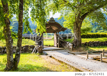 （福井県）一乗谷朝倉氏遺跡　唐門 67152431