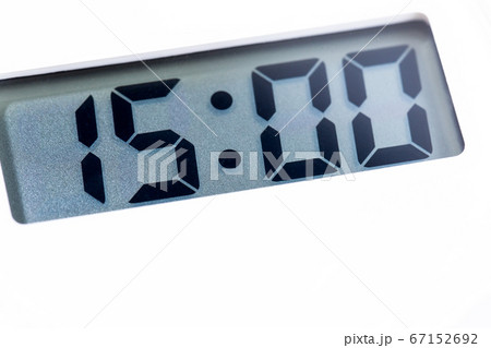 デジタル時計、デジタルタイマー、15:00、15分、15時 デジタル時計、デジタルタイマー、15:00、15分、15時 67152692