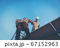 labor working on solar rooftop, Engineering of 67152963