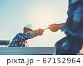 labor working on solar rooftop, Engineering of 67152964