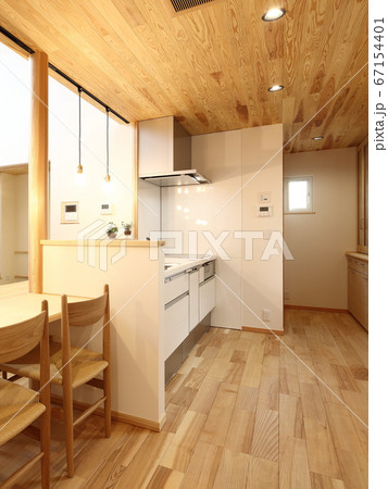 お洒落なリビングダイニングキッチン イメージ 67154401