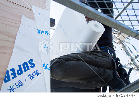 木造住宅　外壁工事 67154747