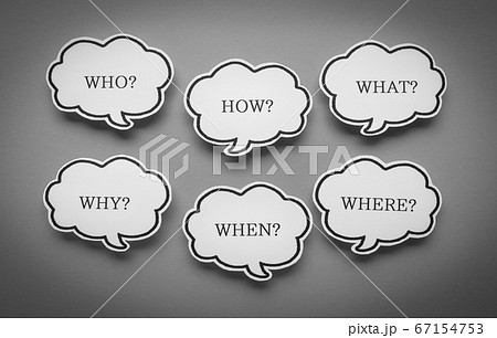 英語の5w1h 吹き出しの5W1H 英語の5w1h 吹き出しの5W1H 67154753