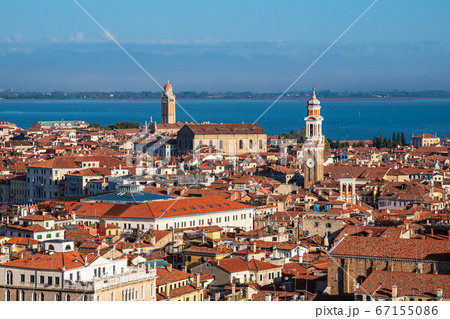 View to historical buildings in Venice, Italy 67155086