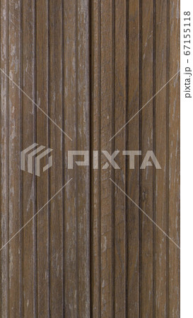 カナダ　木の塀　一切れ　表面 67155118