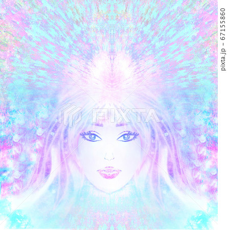 beautiful woman with the power of intuition beautiful woman with the power of intuition 67155860