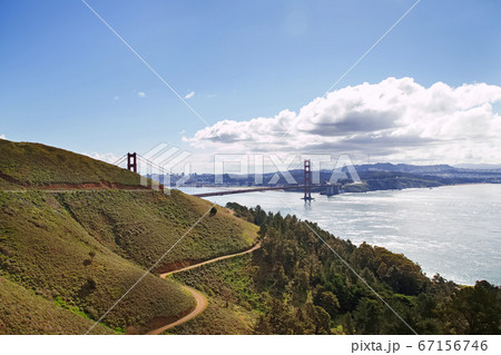 View on Golden Gate Bridge. California, USA 67156746