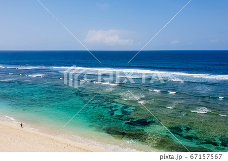 View on Melasti beach on Bali, Indonesia View on Melasti beach on Bali, Indonesia 67157567