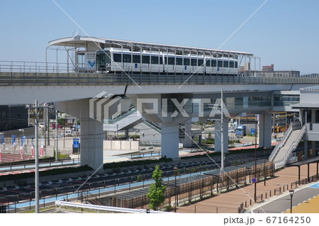 リニモ長久手古戦場駅の写真素材