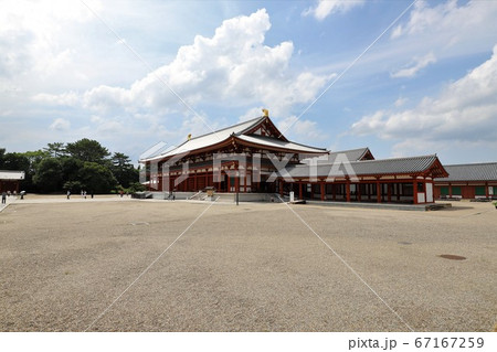 梅雨の晴れ間の薬師寺 67167259