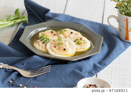 かぶとホタテのカルパッチョ 67168921