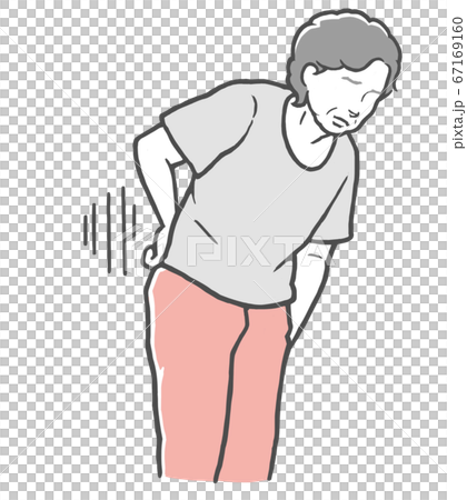 Backache Backache Middle-aged woman Backache Backache Middle-aged woman 67169160