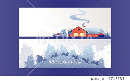 Merry christmas greeting card template 67175334