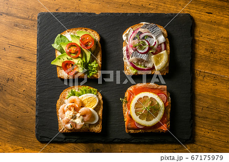 オープンサンドイッチ Open sandwich オープンサンドイッチ Open sandwich 67175979