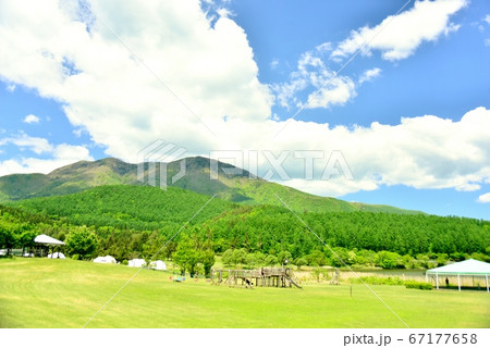 爽やかな初夏の飯綱山山麓 爽やかな初夏の飯綱山山麓 67177658