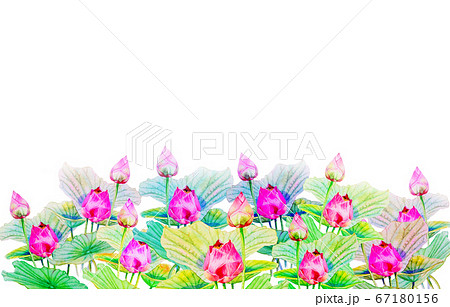 Watercolor painting on paper happy postcard Watercolor painting on paper happy postcard 67180156