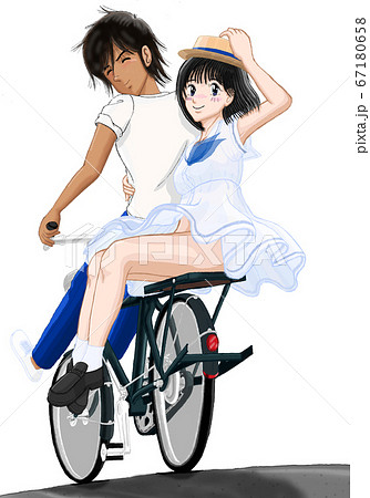 JK由宇なついろ「君を自転車のうしろに乗せて...」34 67180658