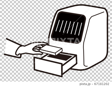 Pcr検査装置 ウイルス対策のイラスト素材