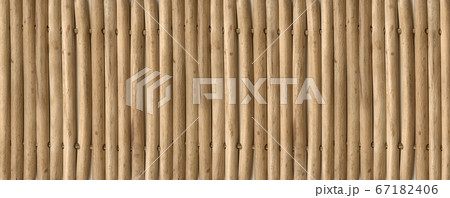Asian bamboo mat texture banner 67182406