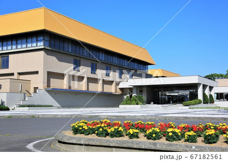 北広島市総合体育館 北海道北広島市 の写真素材