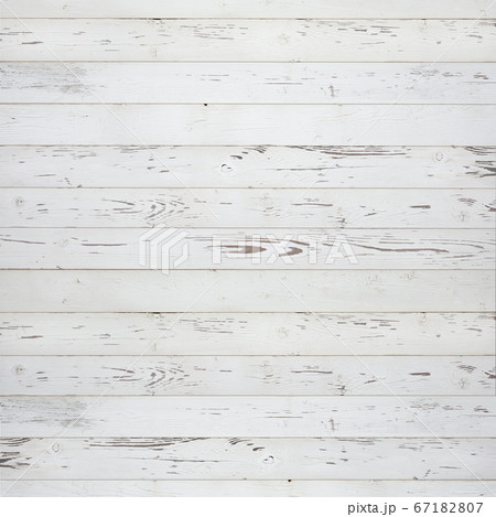 Weathered white wooden background texture. Top view surface of the table. 67182807