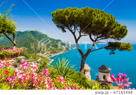 Scenic view of famous Amalfi Coast, Campania, Italy 67183498