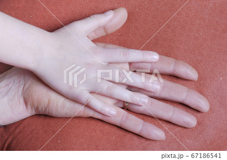 Hand together love family sign Hand together love family sign 67186541