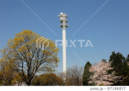 あいち健康の森公園の無線塔 あいち健康の森公園の無線塔 67186857