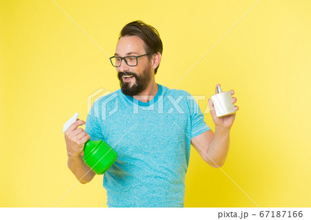 Facial care. Male fashion. Bearded man. Mature Facial care. Male fashion. Bearded man. Mature 67187166