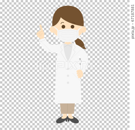提案する女性科学者のイラスト 提案する女性科学者のイラスト 67187881