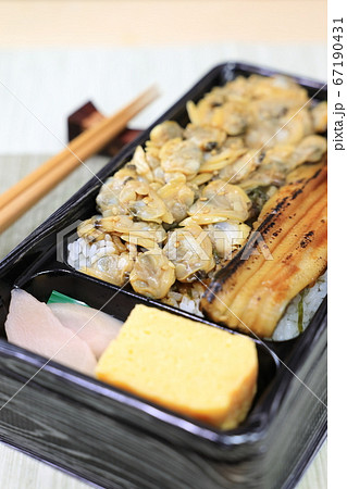 美味しいアナゴとアサリのあいのせ重 美味しいアナゴとアサリのあいのせ重 67190431