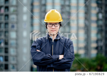 Maintenance worker man working at construction 67190829