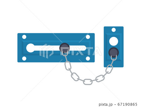 Set of metal gate latchs, door bolts, hooks and chain. Steel safety hardware. Vector Set of metal gate latchs, door bolts, hooks and chain. Steel safety hardware. Vector 67190865