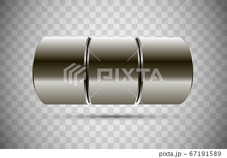 Lucky seven on slot machine. Vector. Lucky seven on slot machine. Vector. 67191589