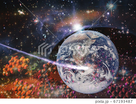 Particles of DNA strands flying through space to Particles of DNA strands flying through space to 67193487