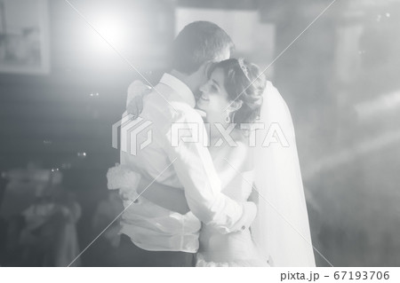 Wedding dance, blur photo, bw Wedding dance, blur photo, bw 67193706