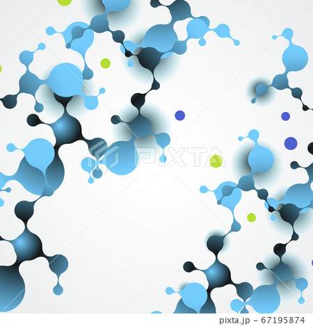 Abstract vector polygonal background with connecting blue dots with lines Abstract vector polygonal background with connecting blue dots with lines 67195874