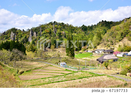 裏耶馬渓　立羽田の景　大分県玖珠町古後　耶馬日田英彦山国定公園 67197733