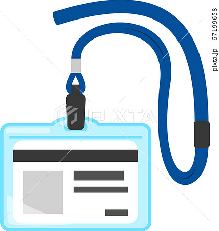 ストラップ付きホルダーに入ったIDカード 67199658