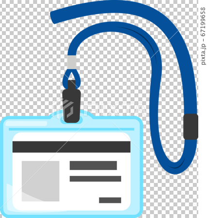 ストラップ付きホルダーに入ったIDカード 67199658