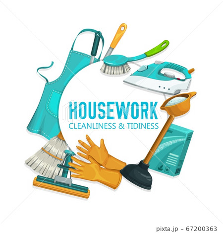 Housework tools and utensils, cleaning supplies 67200363