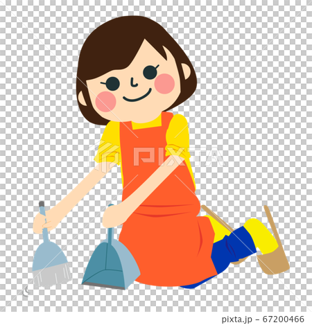 Woman doing housework 67200466