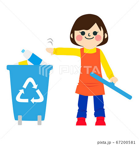 家事をする女性 家事をする女性 67200581