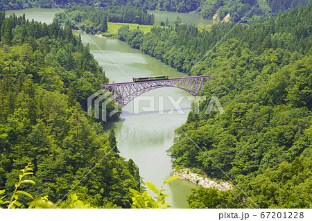 JR只見線　第一橋梁（キハe120形） 67201228