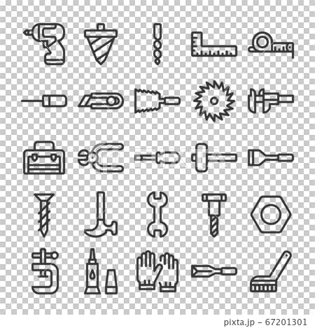 Tool DIY icon set Tool DIY icon set 67201301