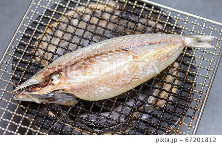 カマスの干物_炭火焼きBBQ･bbq･炭火焼･網焼･備長炭･七輪･キャンプ･食事 67201812