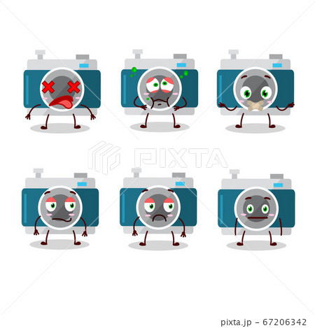 camera pocket cartoon in character with nope expression 67206342